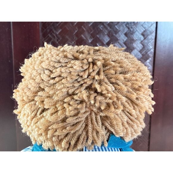 Boy 20In DOLL1980'S VINTAGE blue overall DAVIDCRAFT INC - Picture 8 of 14